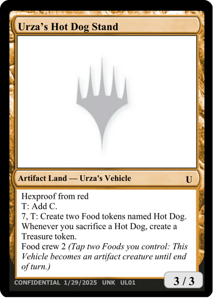 Urza's Hot Dog Stand (UNK-UL01B) - Unknown Event-1