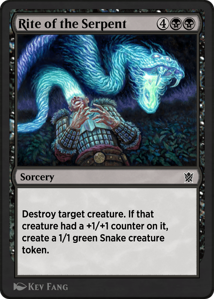 Rite of the Serpent (KTK-86Y) - Khans of Tarkir-1