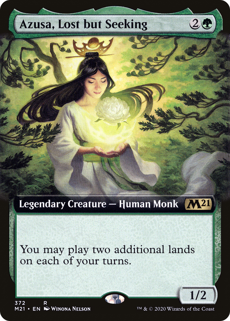 Azusa, Lost but Seeking (Extended Art) [Core Set 2021]-1