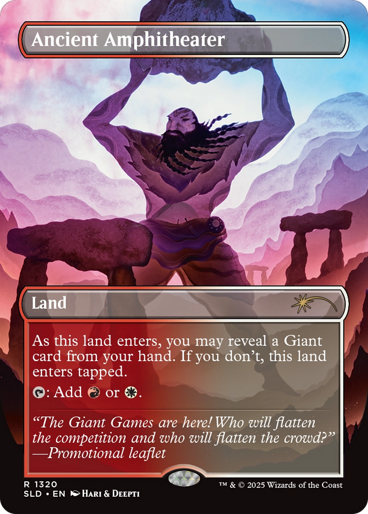 Ancient Amphitheater (SLD-1320) - Secret Lair Drop (Borderless) Foil-1