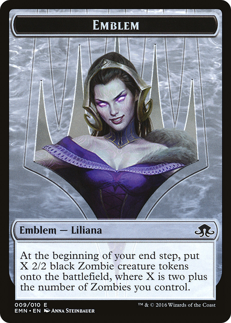 Liliana, the Last Hope Emblem [Eldritch Moon Tokens]-1
