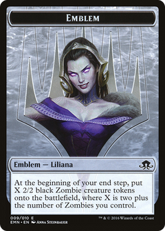 Liliana, the Last Hope Emblem [Eldritch Moon Tokens]-1