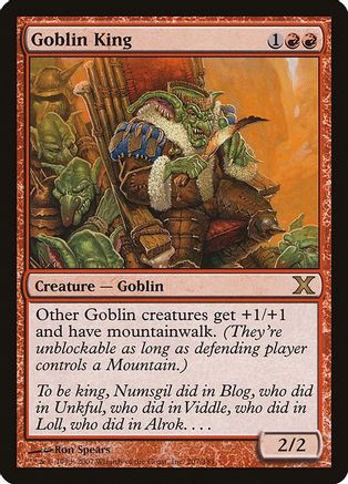 Goblin King (10E-207) - 10th Edition-1