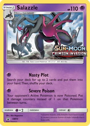 Salazzle (SM73) [Sun & Moon: Black Star Promos]-1