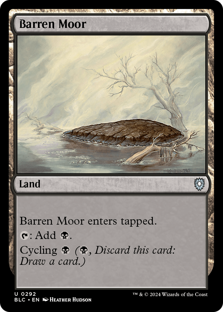 Barren Moor [Bloomburrow Commander]-1