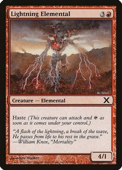 Lightning Elemental (10E-217) - 10th Edition-1