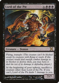 Lord of the Pit (10E-154) - 10th Edition Foil-1