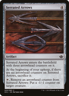 Serrated Arrows (Garruk vs. Liliana) [Duel Decks Anthology]-1