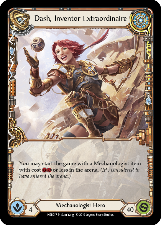 Dash, Inventor Extraordinaire [HER017-P] (Promo)  1st Edition Rainbow Foil-1