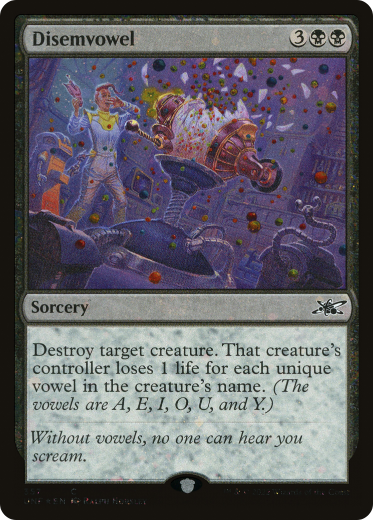 Disemvowel (Galaxy Foil) [Unfinity]-1