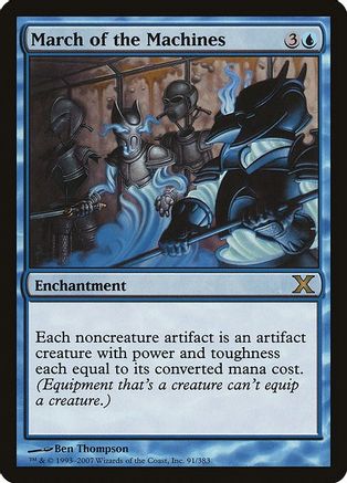 March of the Machines (10E-091) - 10th Edition Foil-1