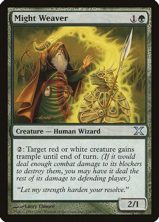 Might Weaver (10E-278) - 10th Edition Foil-1