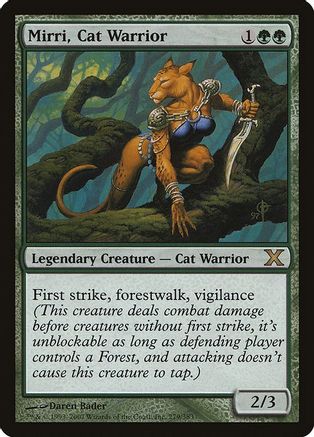 Mirri, Cat Warrior (10E-279) - 10th Edition Foil-1