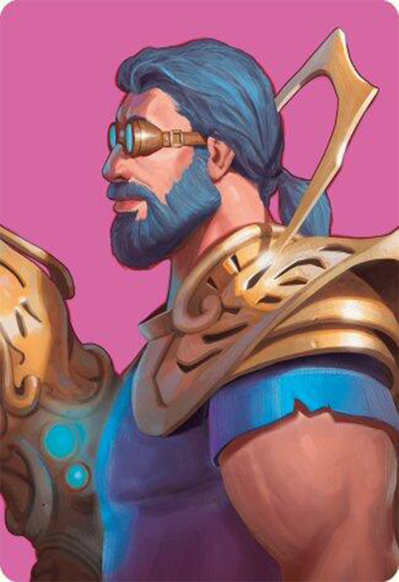 Satya, Aetherflux Genius Art Card [Modern Horizons 3 Art Series]-1