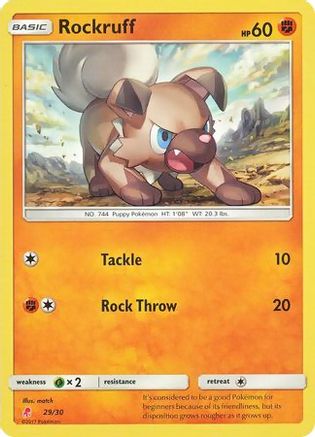 Rockruff (29/30) [Sun & Moon: Trainer Kit - Lycanroc]-1