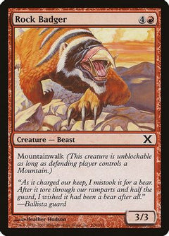 Rock Badger (10E-226) - 10th Edition Foil-1