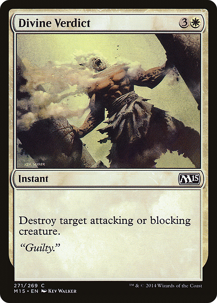 Divine Verdict (M15-271) - Magic 2015 Foil-1