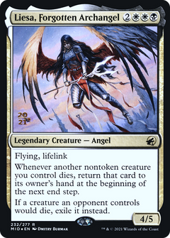 Liesa, Forgotten Archangel [Innistrad: Midnight Hunt Prerelease Promos]-1