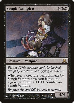 Sengir Vampire (10E-176) - 10th Edition Foil-1