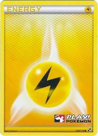 Lightning Energy (108/114) (Play Pokemon Promo) [Black & White: Base Set]-1