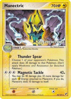 Manectric EX (38/107) (Deoxys Prerelease Promo) [Nintendo: Black Star Promos]-1
