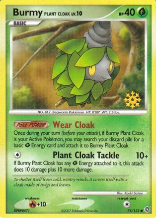 Burmy Plant Cloak (78/132) [Countdown Calendar Promos]-1