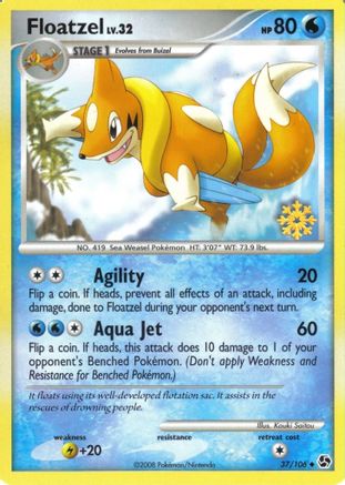Floatzel (37/106) [Countdown Calendar Promos]-1