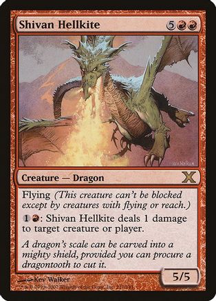 Shivan Hellkite (10E-231) - 10th Edition Foil-1