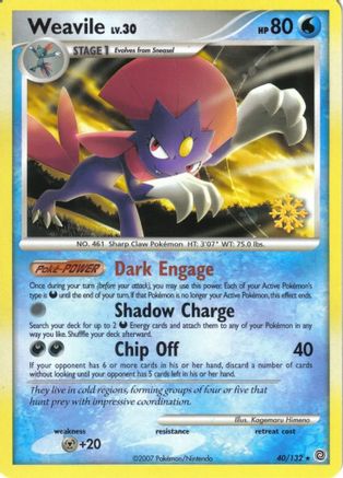 Weavile (40/132) [Countdown Calendar Promos]-1