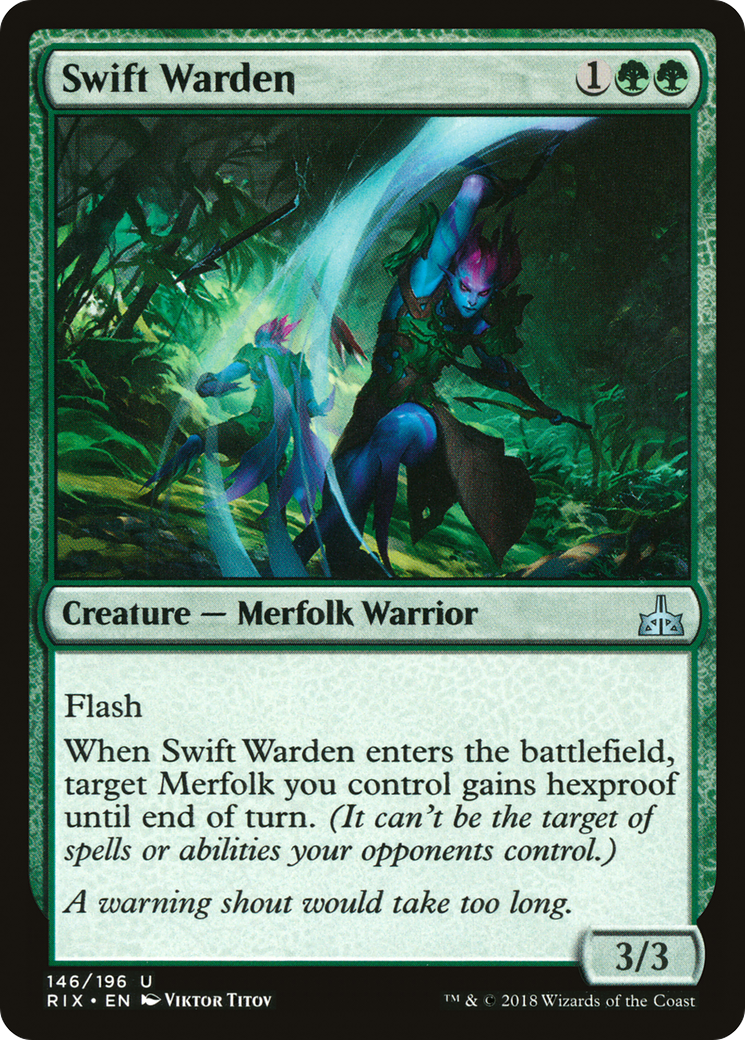 Swift Warden [Rivals of Ixalan]-1
