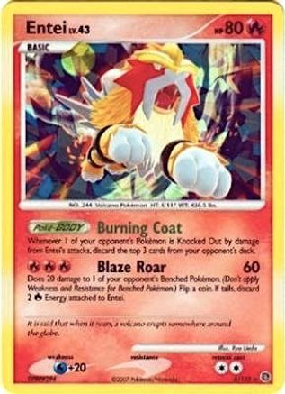 Entei (4/132) (Cracked Ice Holo) [Diamond & Pearl: Secret Wonders]-1