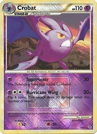 Crobat (14/95) (League Promo) [HeartGold & SoulSilver: Unleashed]-1