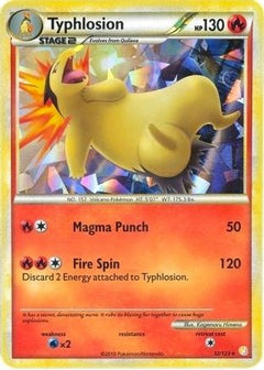Typhlosion (32/123) (Cracked Ice Holo) [HeartGold & SoulSilver: Base Set]-1