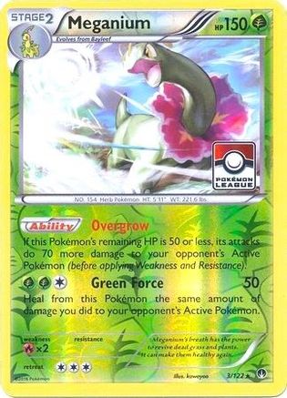 Meganium (3/122) (League Promo) [XY: BREAKpoint]-1