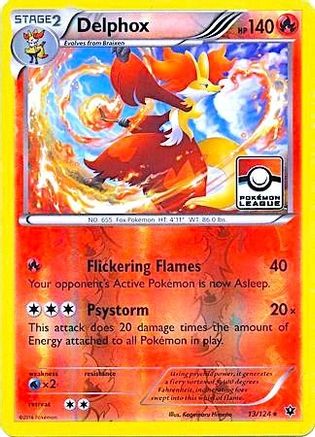 Delphox (13/124) (League Promo) [XY: Fates Collide]-1