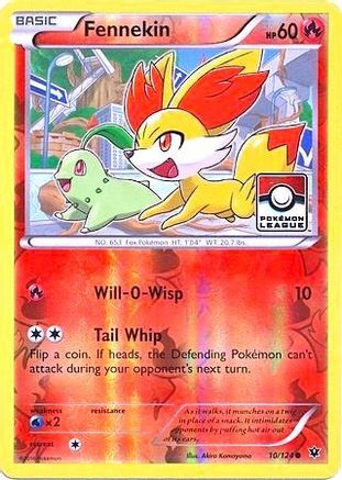 Fennekin (10/124) (League Promo) [XY: Fates Collide]-1