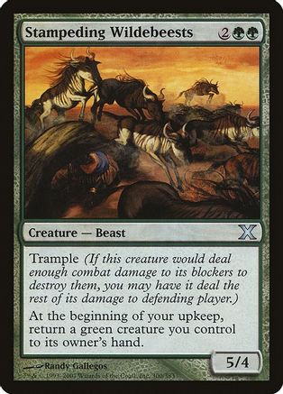 Stampeding Wildebeests (10E-300) - 10th Edition-1