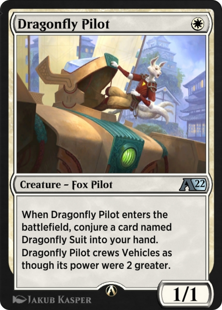 Dragonfly Pilot (YNEO-001) - Alchemy: Kamigawa-1
