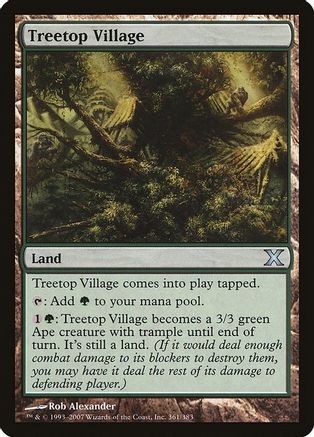 Treetop Village (10E-361) - 10th Edition Foil-1