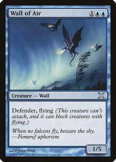 Wall of Air (10E-124) - 10th Edition Foil-1