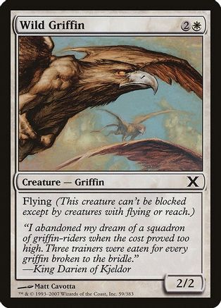 Wild Griffin (10E-059) - 10th Edition Foil-1
