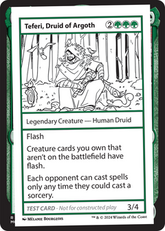 Teferi, Druid of Argoth [Mystery Booster 2 Playtest Cards]-1