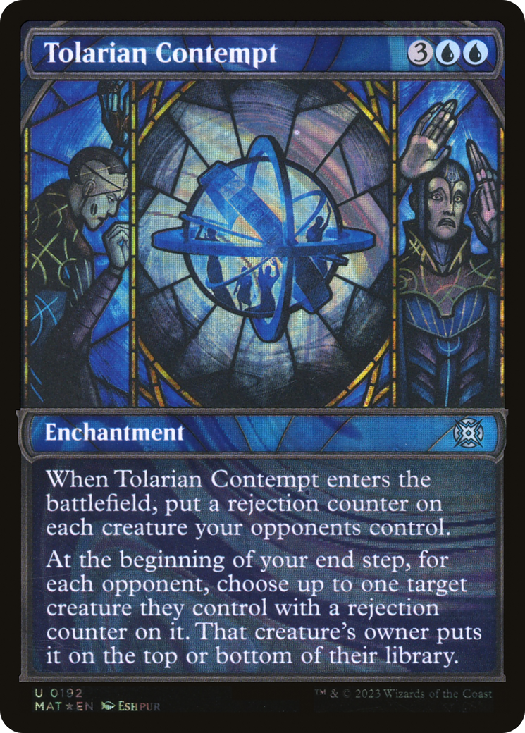 Tolarian Contempt (Showcase Halo Foil) [March of the Machine: The Aftermath]-1