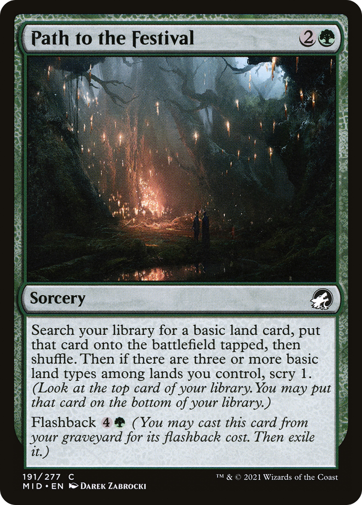 Path to the Festival [Innistrad: Midnight Hunt]-1