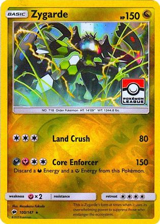 Zygarde (100/147) (League Promo) [Sun & Moon: Burning Shadows]-1