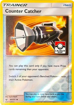 Counter Catcher (91/111) (League Promo) [Sun & Moon: Crimson Invasion]-1