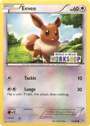Eevee (63/98) (Build A Bear Workshop Exclusive) [XY: Ancient Origins]-1