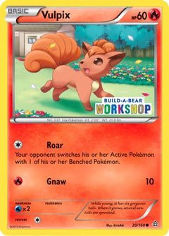 Vulpix (20/160) (Build A Bear Workshop Exclusive) [XY: Primal Clash]-1