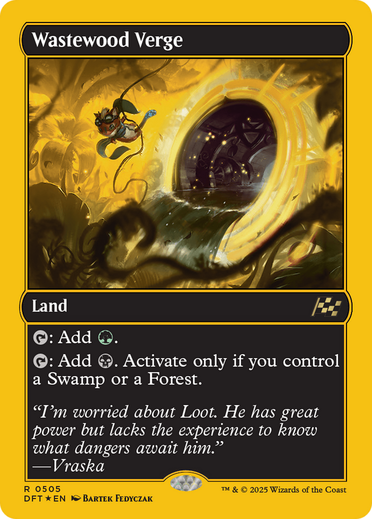 Wastewood Verge (First-Place Foil) [Aetherdrift]-1