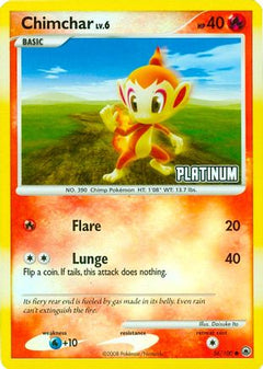 Chimchar (56/100) [Burger King Promos: 2009 Collection]-1
